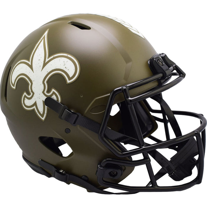 New Orleans Saints Authentic Full Size Speed Helmet - Salute To Service