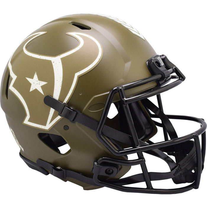 Houston Texans Authentic Full Size Speed Helmet - Salute To Service