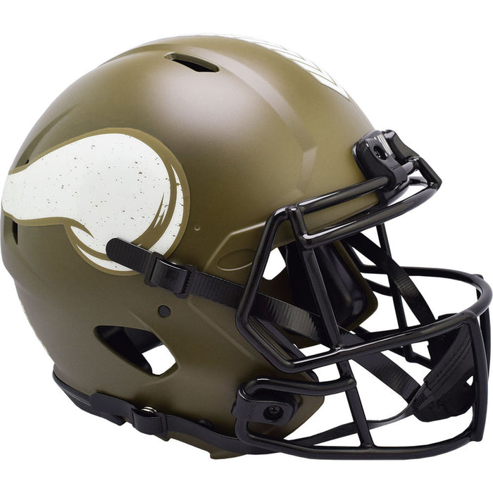 Minnesota Vikings Authentic Full Size Speed Helmet - Salute To Service