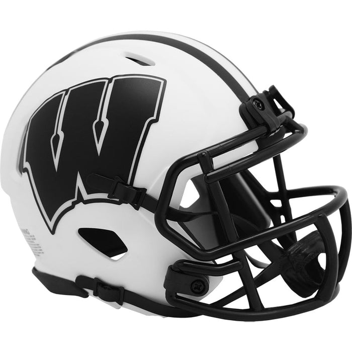 Wisconsin Badgers Riddell Mini Speed Helmet - LUNAR