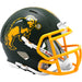 North Dakota State Bison Mini Speed Helmet - Flat Green - Game Day Treasures