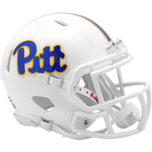 Pittsburgh Panthers Riddell Mini Speed Helmet - White - Game Day Treasures