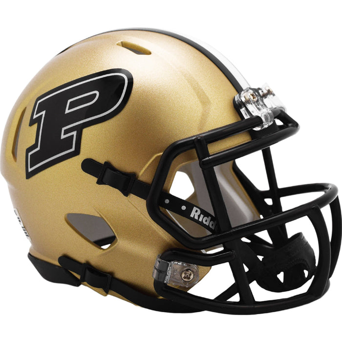 Purdue Boilermakers Mini Speed Helmet - Gold - Game Day Treasures