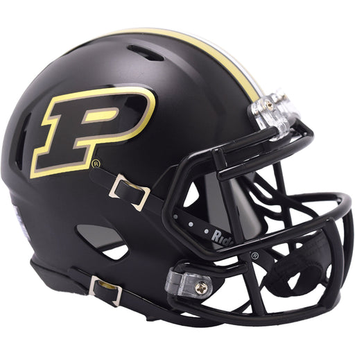 Purdue Boilermakers Mini Speed Helmet - Gloss Black - Game Day Treasures