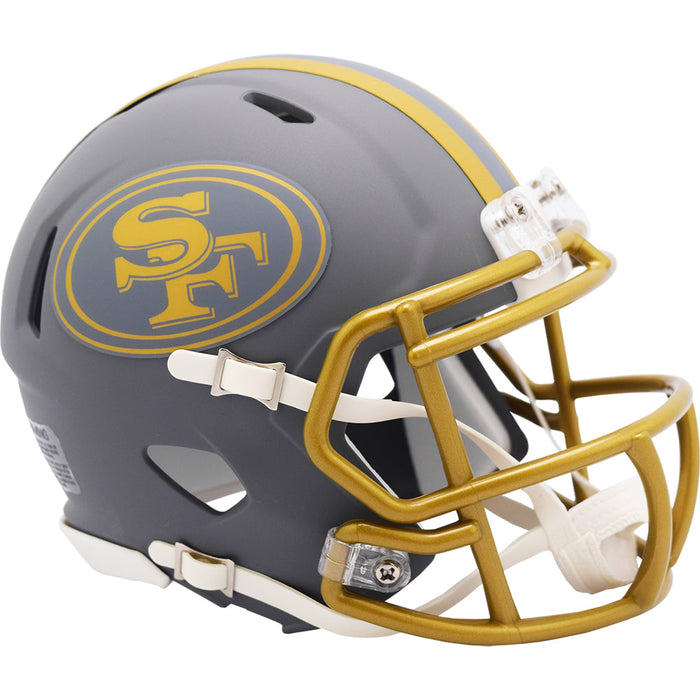 San Francisco 49ers Riddell Mini Speed Helmet - Slate