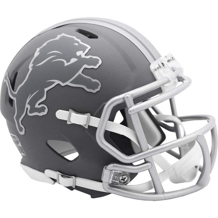 Detroit Lions Riddell Mini Speed Helmet - Slate