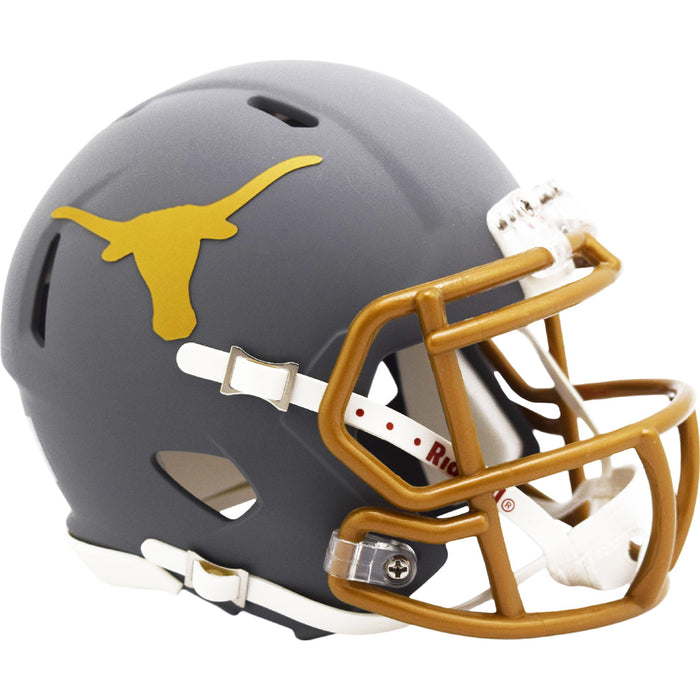 Texas Longhorns Riddell Mini Speed Helmet - Slate