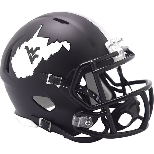 West Virginia Mountaineers Mini Speed Helmet - Coal Rush - Game Day Treasures