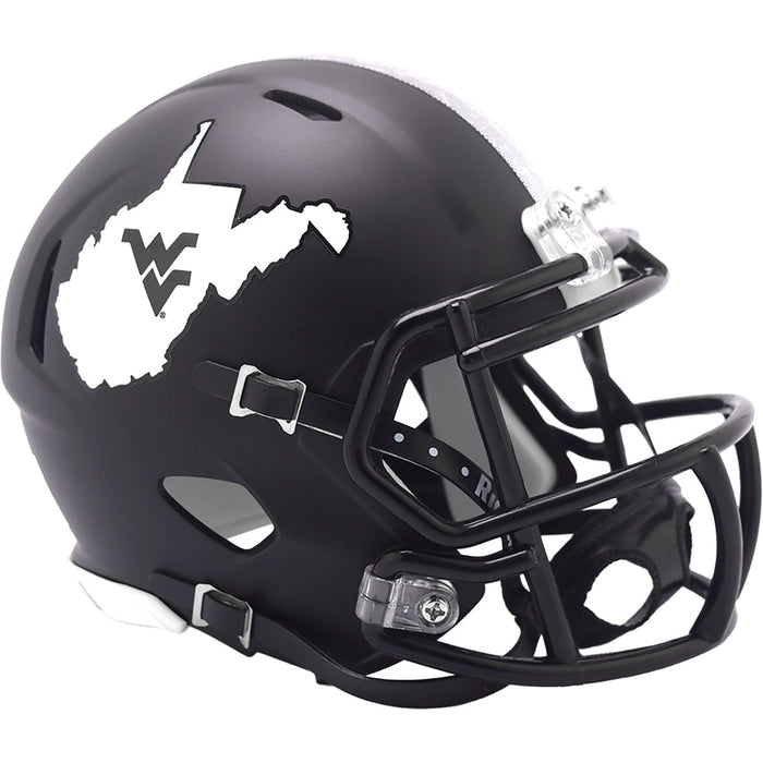West Virginia Mountaineers Mini Speed Helmet - Coal Rush - Game Day Treasures