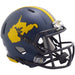 West Virginia Mountaineers Mini Speed Helmet - 2023 Country Roads - Game Day Treasures