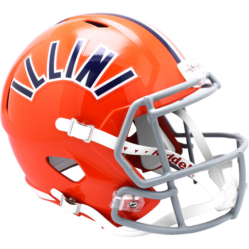 Illinois Fighting Illini Replica Speed Helmet (1971-1987) - Game Day Treasures