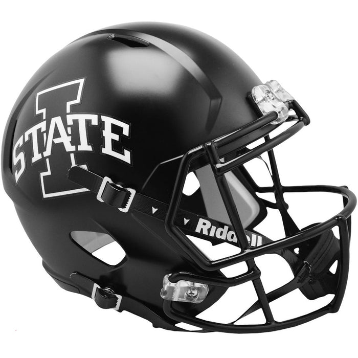 Iowa State Cyclones Replica Full Size Speed Helmet - Satin Black