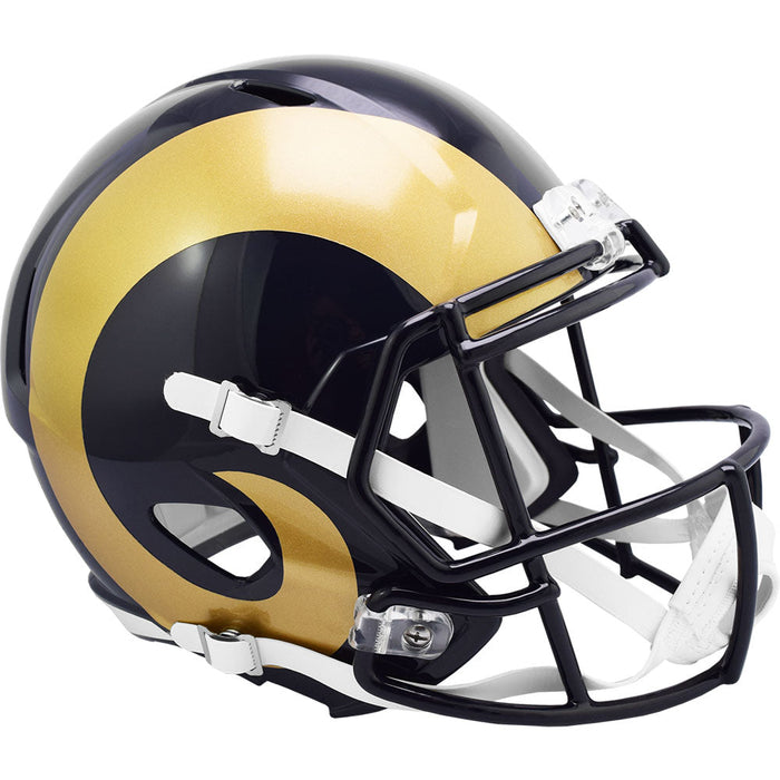 St. Louis Rams Replica Full Size Throwback Speed Helmet - 2000 to 2016