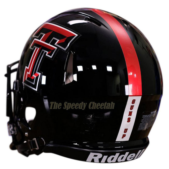 Texas Tech Red Raiders Authentic Full Size Speed Helmet - Chrome Decal
