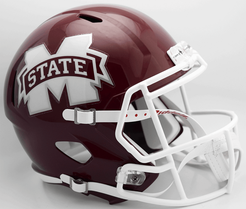 Mississippi State Bulldogs Replica Speed Helmet - 2016 M State - Game Day Treasures