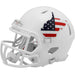 West Virginia Mountaineers Mini Speed Helmet - Stars and Stripes - Game Day Treasures