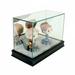 Double Funko Bobblehead Display Case – UV Glass & Hardwood Base - Game Day Treasures