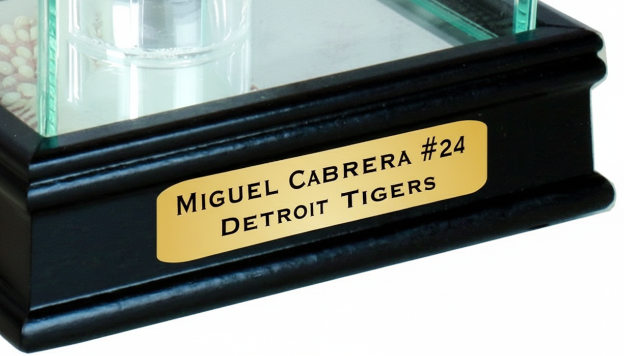 Double Funko Bobblehead Display Case – UV Glass & Hardwood Base - Game Day Treasures