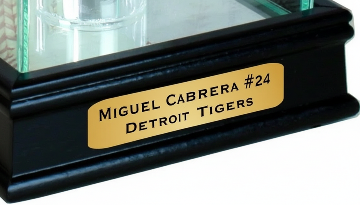 Single Funko Bobble Head Display Case - UV Glass & Hardwood Base - Game Day Treasures