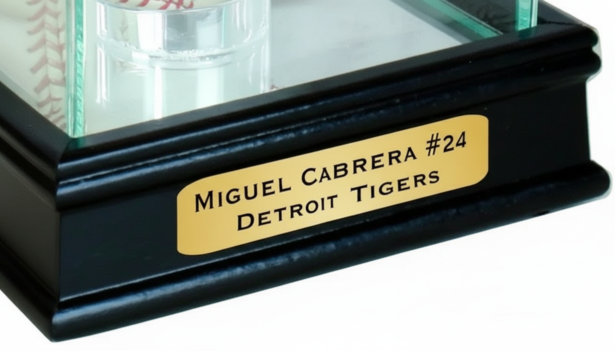 Triple Funko Bobblehead Display Case – UV Glass & Hardwood Base - Game Day Treasures