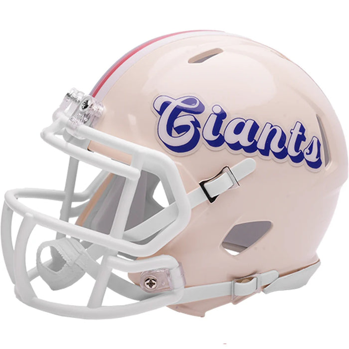 New York Giants Riddell Mini Speed Helmet - RETRO - Game Day Treasures