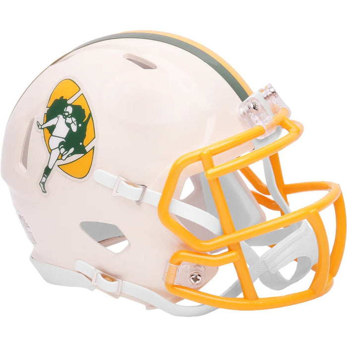 Green Bay Packers Riddell Mini Speed Helmet - RETRO