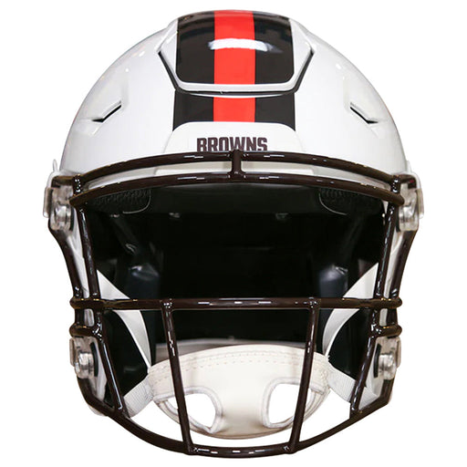 Cleveland Browns Authentic SpeedFlex Helmet - 2023 White Out - Game Day Treasures
