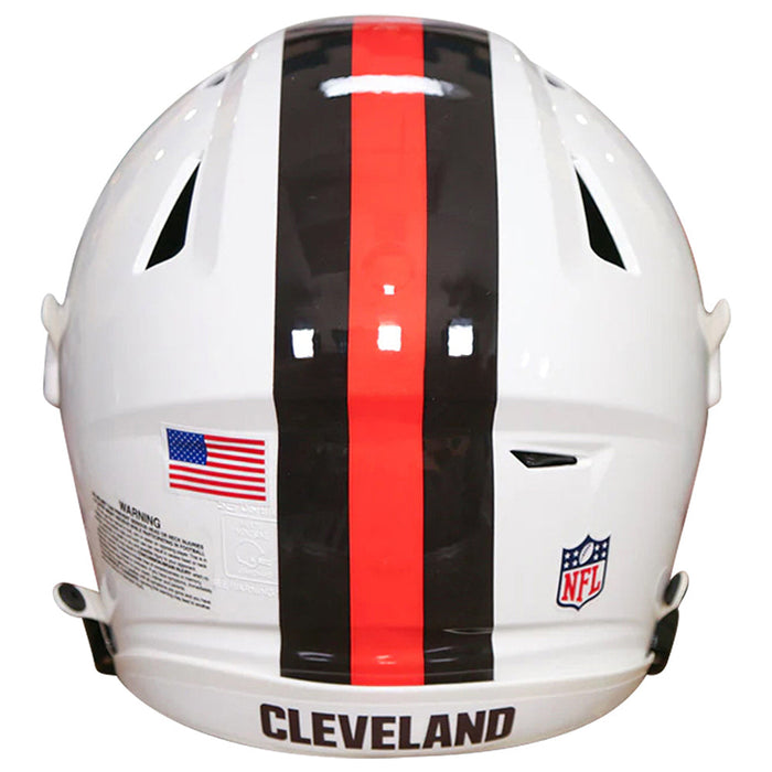 Cleveland Browns Authentic SpeedFlex Helmet - 2023 White Out - Game Day Treasures