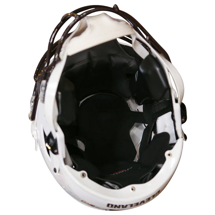 Cleveland Browns Authentic SpeedFlex Helmet - 2023 White Out - Game Day Treasures