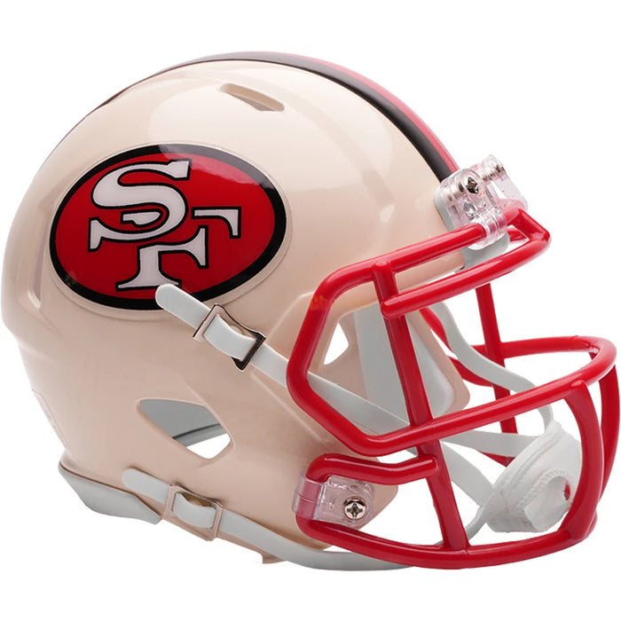 San Francisco 49ers Riddell Mini Speed Helmet - RETRO - Game Day Treasures