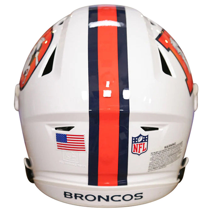 Denver Broncos Authentic SpeedFlex Helmet - 2023 Snowcapped - Game Day Treasures