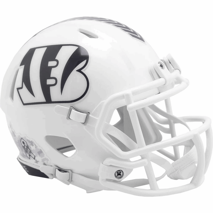 Cincinnati Bengals Mini Speed Helmet - Salute To Service 2024 - Game Day Treasures