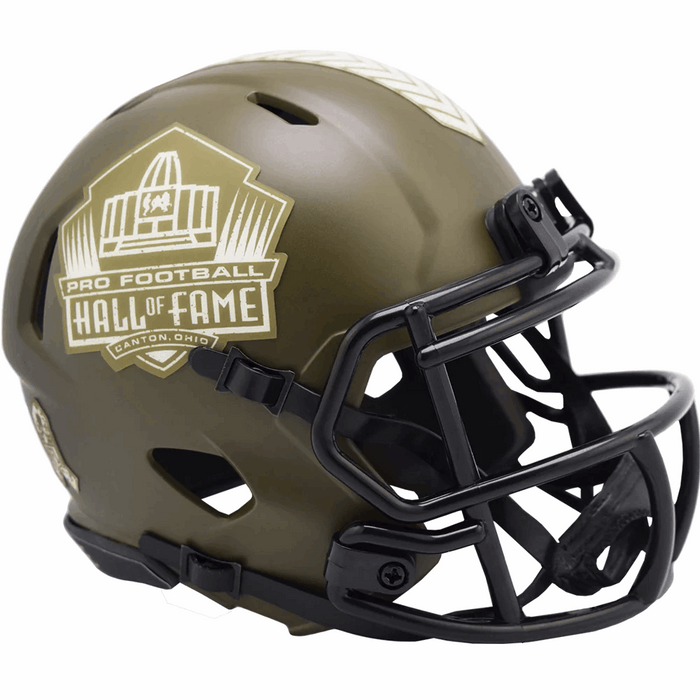 NFL Hall of Fame Mini Speed Helmet - Salute To Service 2022 - Game Day Treasures