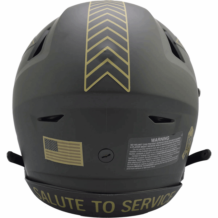 Dallas Cowboys Authentic SpeedFlex Helmet - Salute To Service 2025 - Game Day Treasures