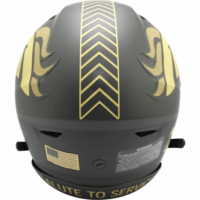Denver Broncos Authentic SpeedFlex Helmet - Salute To Service 2025 - Game Day Treasures