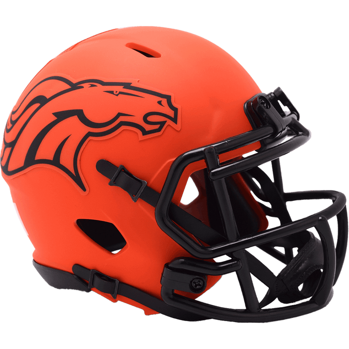 Denver Broncos Riddell Mini Speed Helmet - RAVE - Game Day Treasures