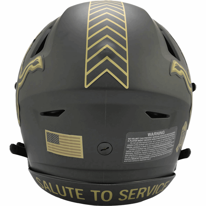 Detroit Lions Authentic SpeedFlex Helmet - Salute To Service 2025 - Game Day Treasures