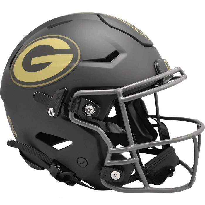 Green Bay Packers Helmet Riddell Authentic Full Size SpeedFlex Style Salute To Service 2025 Green Bay Packers Helmet Riddell Authentic Full Size SpeedFlex Style Salute To Service 2025