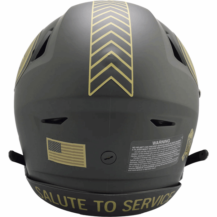 Green Bay Packers Authentic SpeedFlex Helmet - Salute To Service 2025 - Game Day Treasures