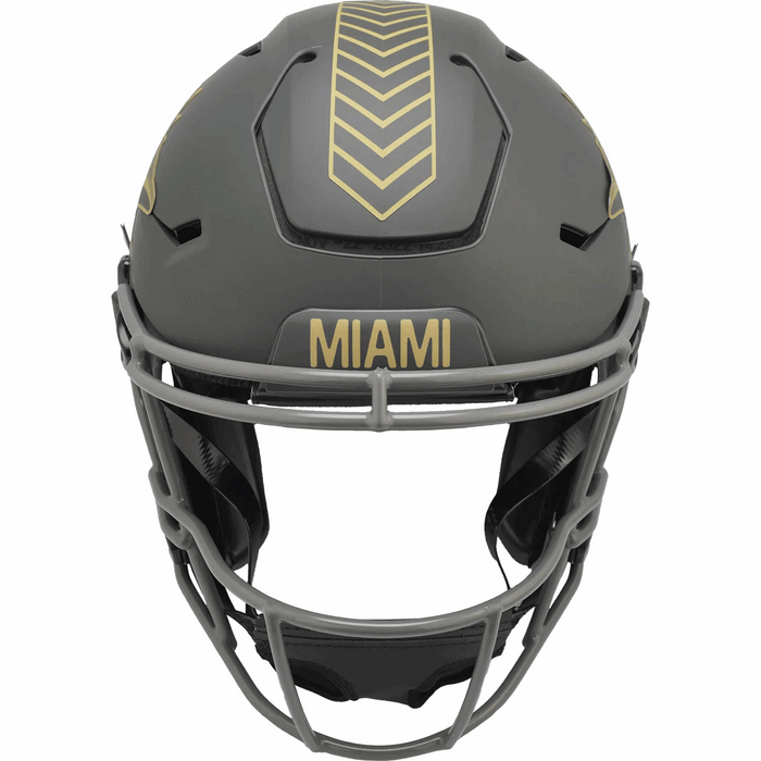 Miami Dolphins Authentic SpeedFlex Helmet - Salute To Service 2025 - Game Day Treasures