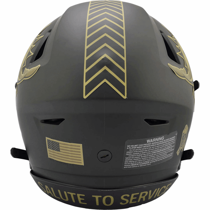 Miami Dolphins Authentic SpeedFlex Helmet - Salute To Service 2025 - Game Day Treasures