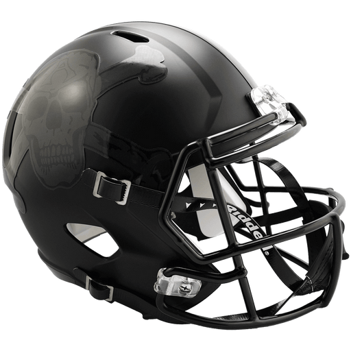 Army Black Knights Replica Speed Helmet - Skull & Crossbones - Game Day Treasures