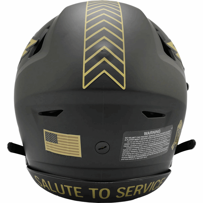 Philadelphia Eagles Authentic SpeedFlex Helmet - Salute To Service 2025 - Game Day Treasures