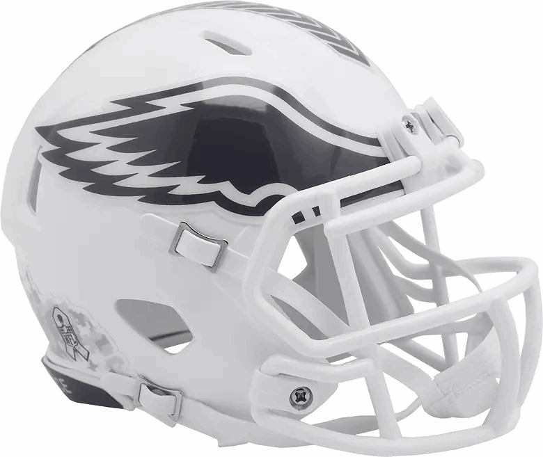 Philadelphia Eagles Replica Speed Helmet - Salute To Service 2024 - Game Day Treasures