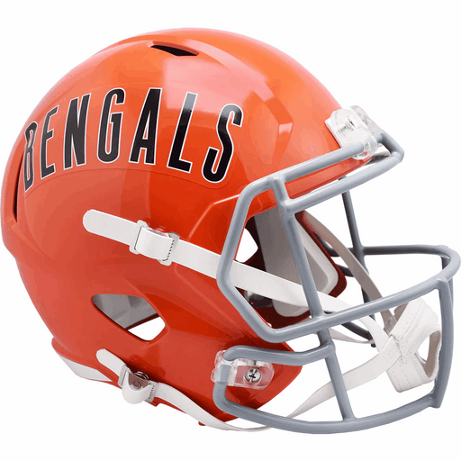 Cincinnati Bengals Replica Throwback Speed Helmet (1968-1979) - Game Day Treasures