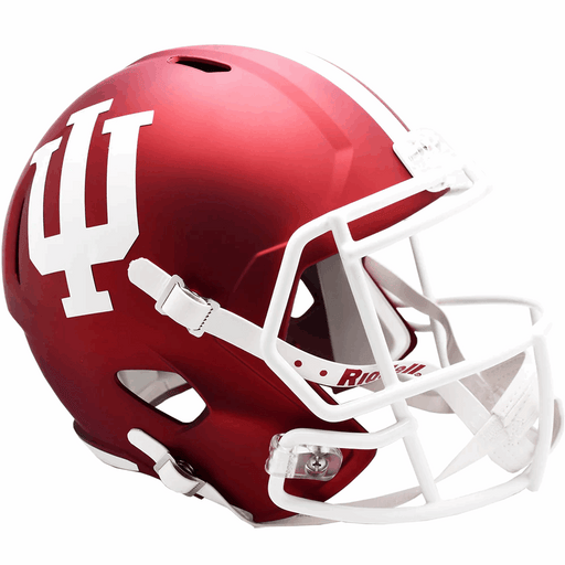 Indiana Hoosiers Replica Speed Helmet - Anodized Crimson - Game Day Treasures