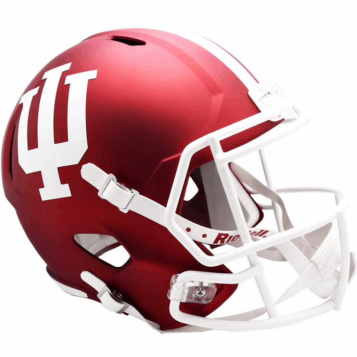 Indiana Hoosiers Replica Speed Helmet - Anodized Crimson - Game Day Treasures
