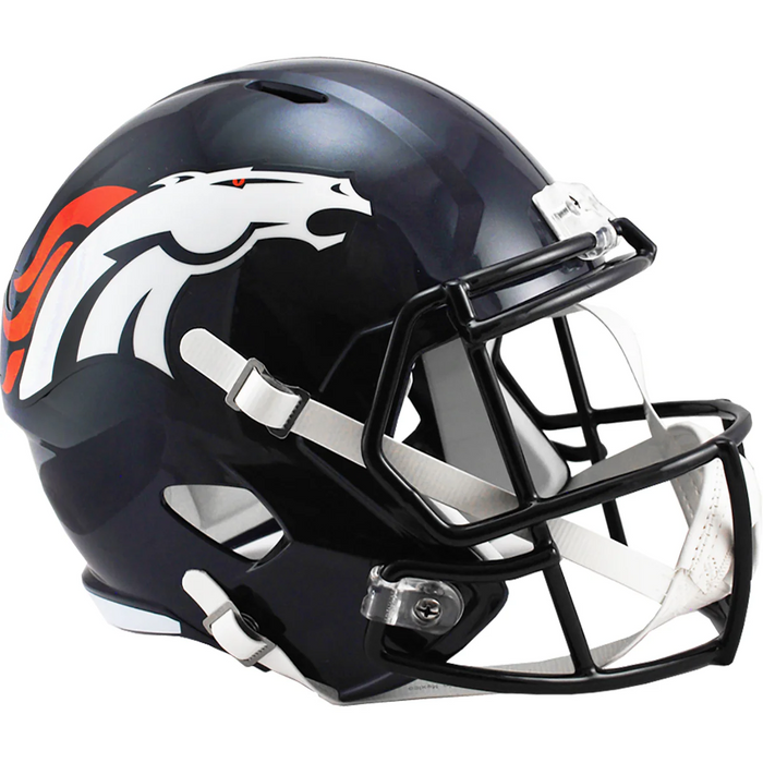 Denver Broncos Replica Riddell Speed Throwback Helmet (1997-2023) - Game Day Treasures