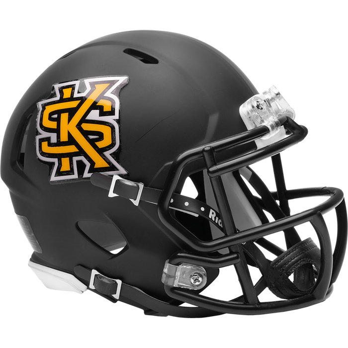 black revo speed football helmet Kennesaw State Owls Riddell Mini Speed Helmet