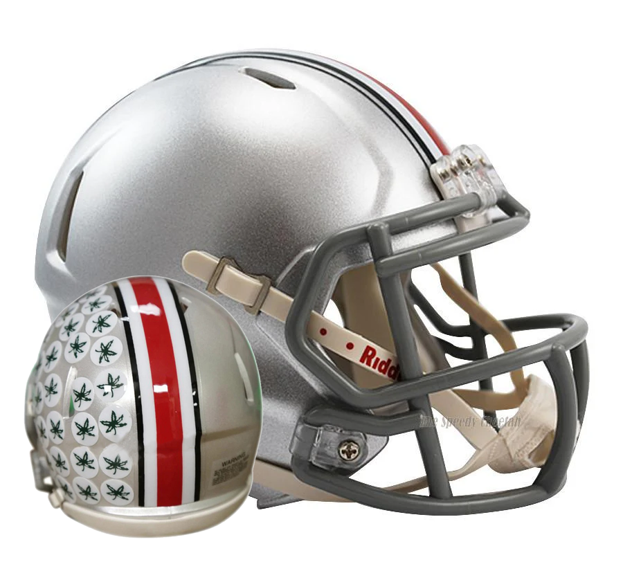 buckeyes 2018 football team helmets Ohio State Buckeyes Riddell Mini Speed Helmet